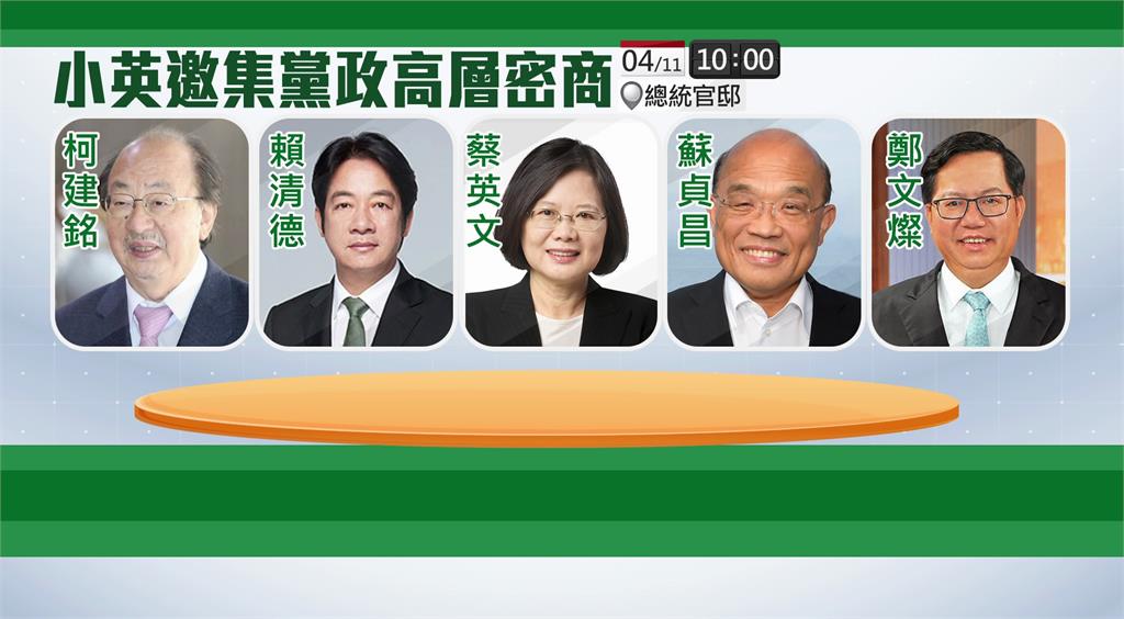 總統邀黨政高層官邸密商　達成「公投不提對案」共識