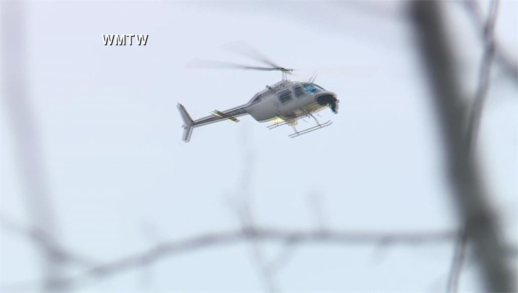 美國執法人員在緬因州南部陸海空搜索，追捕槍擊案凶嫌。圖／美聯社、路透社、CNN