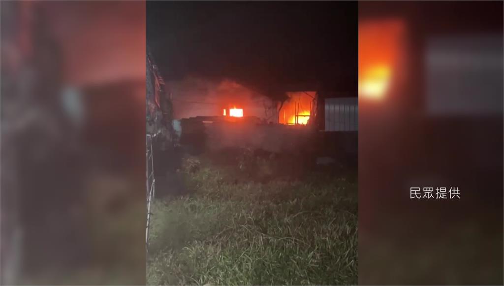 台東鐵皮住宅凌晨惡火 男子逃生不及亡