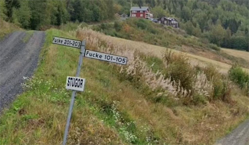 瑞典有一處叫「法克」的村莊，居民打卡時常遭臉書審查。圖／翻攝自Google地圖