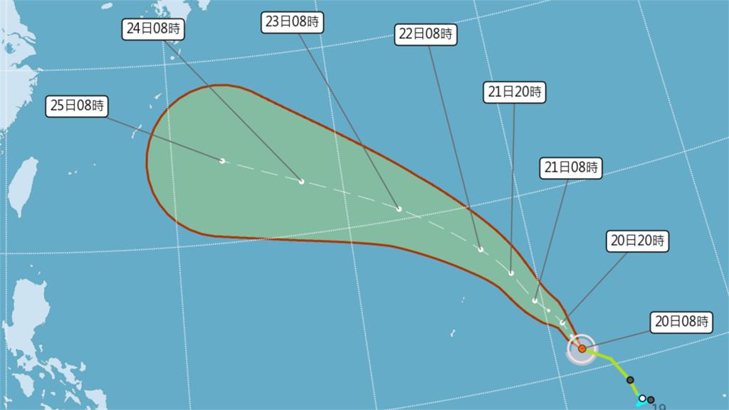 「沙德爾」恐變強颱 新路徑曝不排除接近台灣