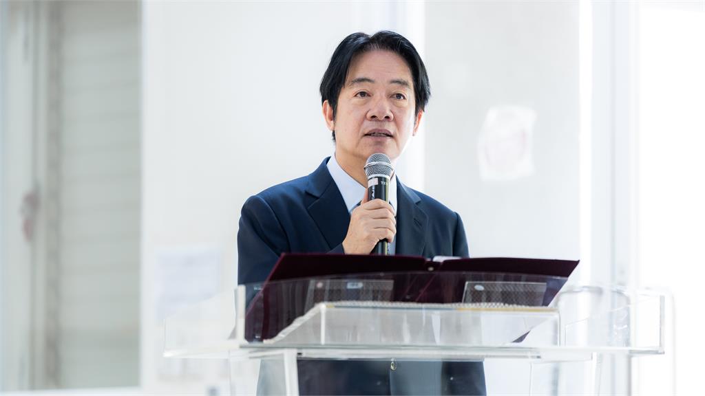 賴清德指出國防預算目標是在2030年前占GDP5%。圖／總統府提供