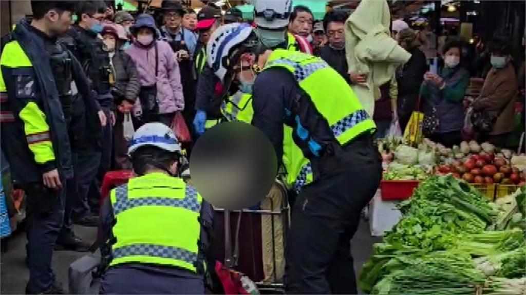 南苗市場砍警凶嫌遭開槍制伏 中彈送醫搶救不治亡