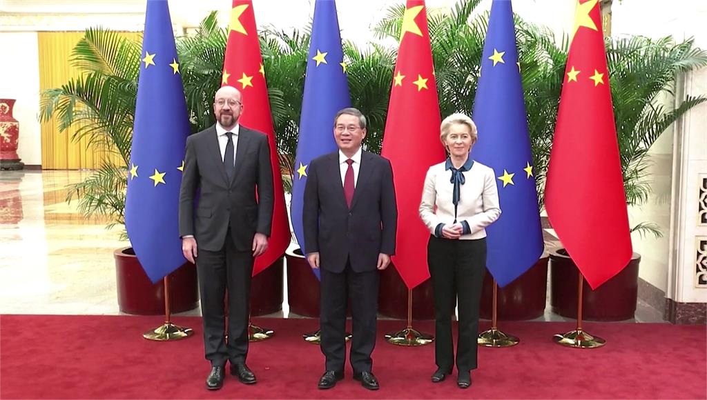 歐盟與中國的歐中峰會7號在北京登場。圖／美聯社、路透社、CNN
