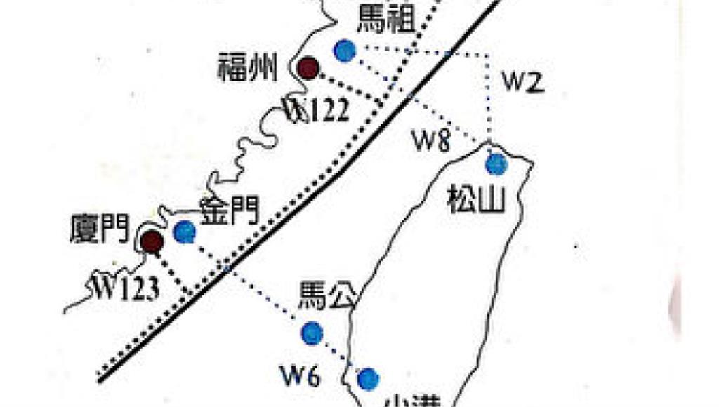 中國啟用W122、W123航路，我民航局嚴正抗議。圖／台視新聞（資料畫面）