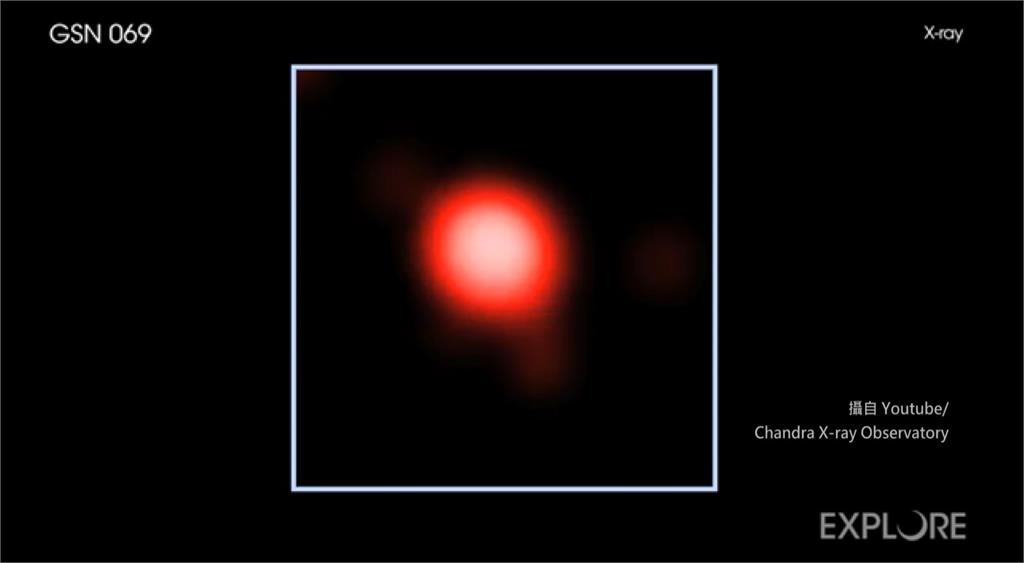 科學家發現，距離地球2.5億光年外的黑洞，每9小時會釋放射線，吞噬周遭萬物。圖：翻攝自 YT/Chandra X-ray Observatory