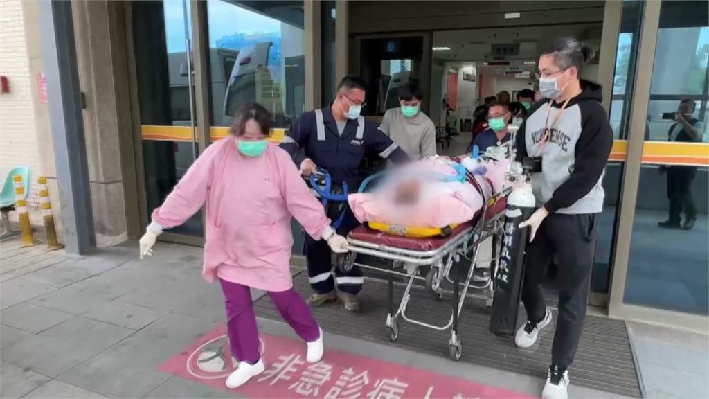 陳姓海龍蛙兵在訓練時溺水，送往台北三總治療。圖／台視新聞