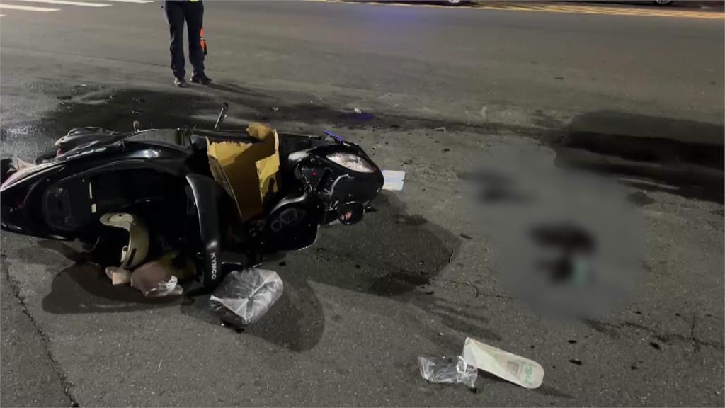 高雄鳳山騎士突左偏遭無照少年撞上 頭部重創昏迷搶救中