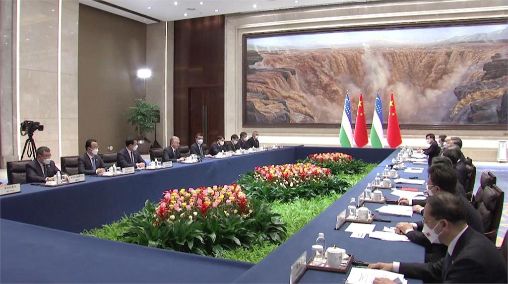 中國-中亞峰會在西安舉行，期間習近平與中亞領袖會談。圖／路透社