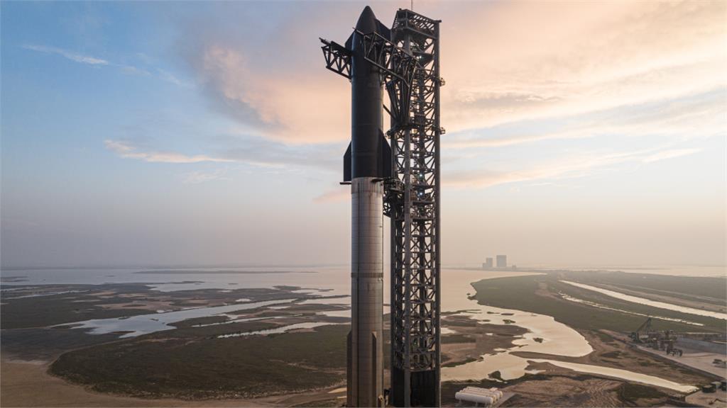 史上最大型火箭SpaceX星艦預計4/20再次發射。圖／翻攝自推特@SpaceX