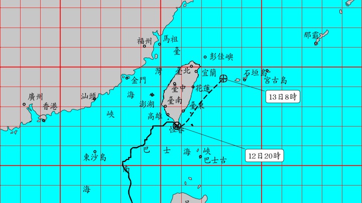 鳳凰颱風減弱為熱帶性低氣壓  晚間20時30分解除海陸警
