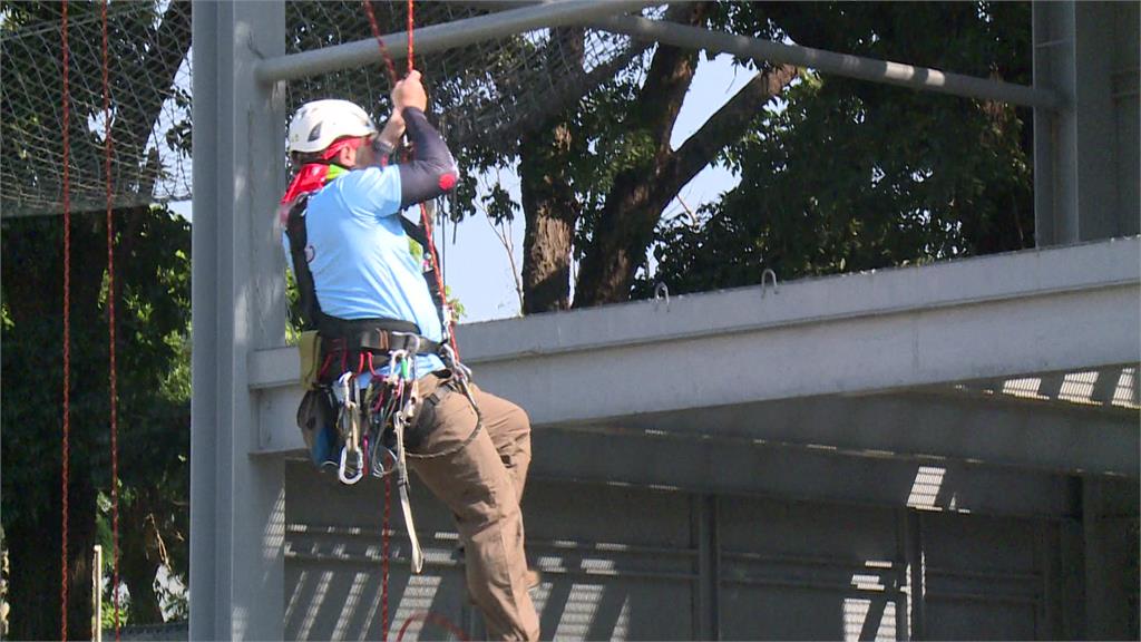 深化專業！屏東縣政府消防局繩索救援交流賽