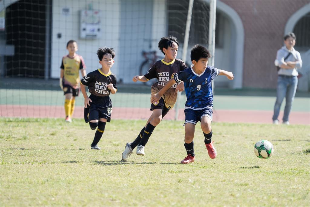 U12組賽事首度登場。圖／台南市基層足球發展協會提供