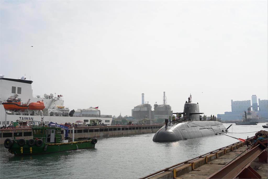 海鯤軍艦。示意圖／台船公司提供（資料畫面）