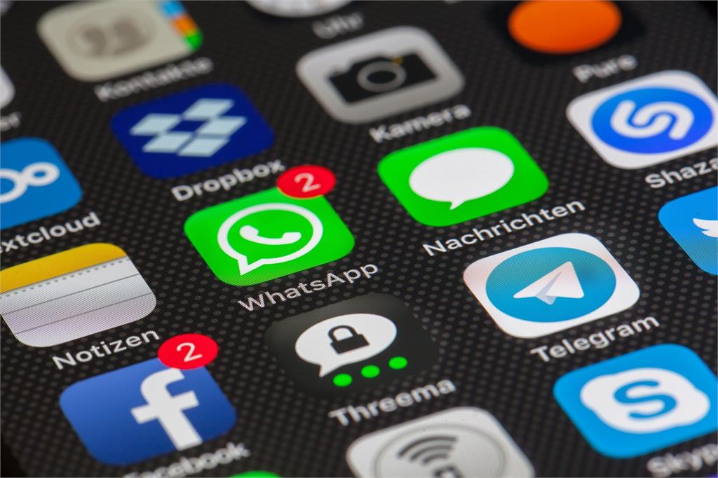 臉書、WhatsApp當機，獨立通訊平台Telegram暴增7千萬用戶。圖／翻攝自Pixabay