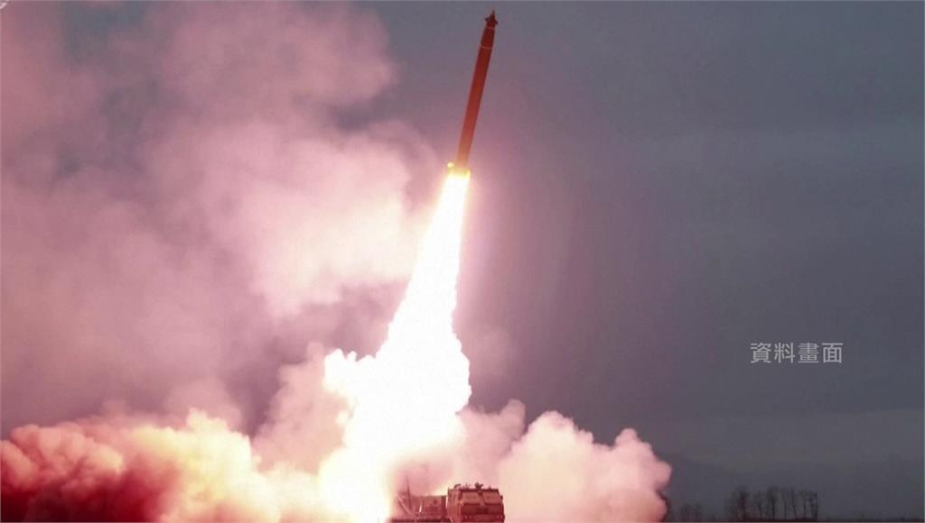 北韓發射兩枚短程彈道飛彈。圖／台視新聞（資料畫面）