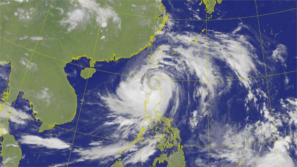 杜蘇芮颱風逐漸靠近台灣。圖／中央氣象局