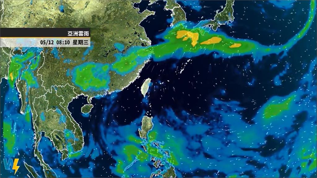 彭啟明表示，梅雨鋒面會隨著冷暖氣團的對峙南北擺盪，如果跳過台灣往北，是不好的警訊。圖／翻攝自Facebook@彭啟明