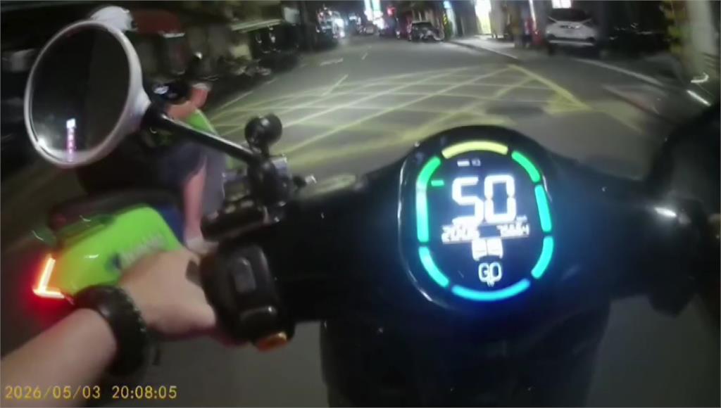 騎車蛇行拒檢逃竄 北市男酒駕自摔遭逮