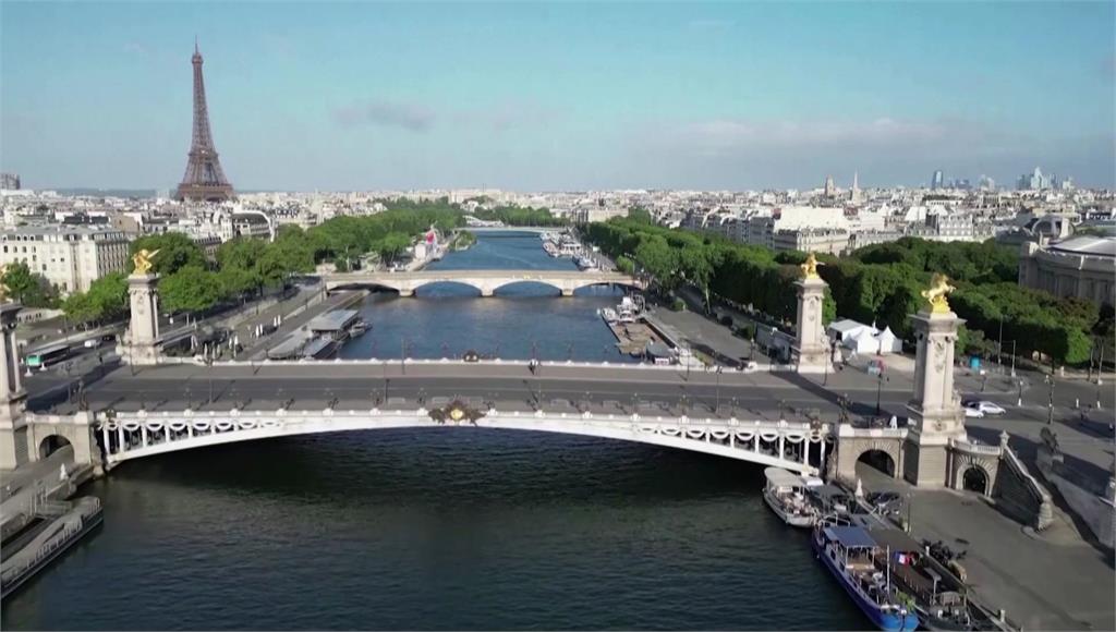 2024巴黎奧運倒數計時，開幕式將在塞納河舉行。圖／路透社、美聯社