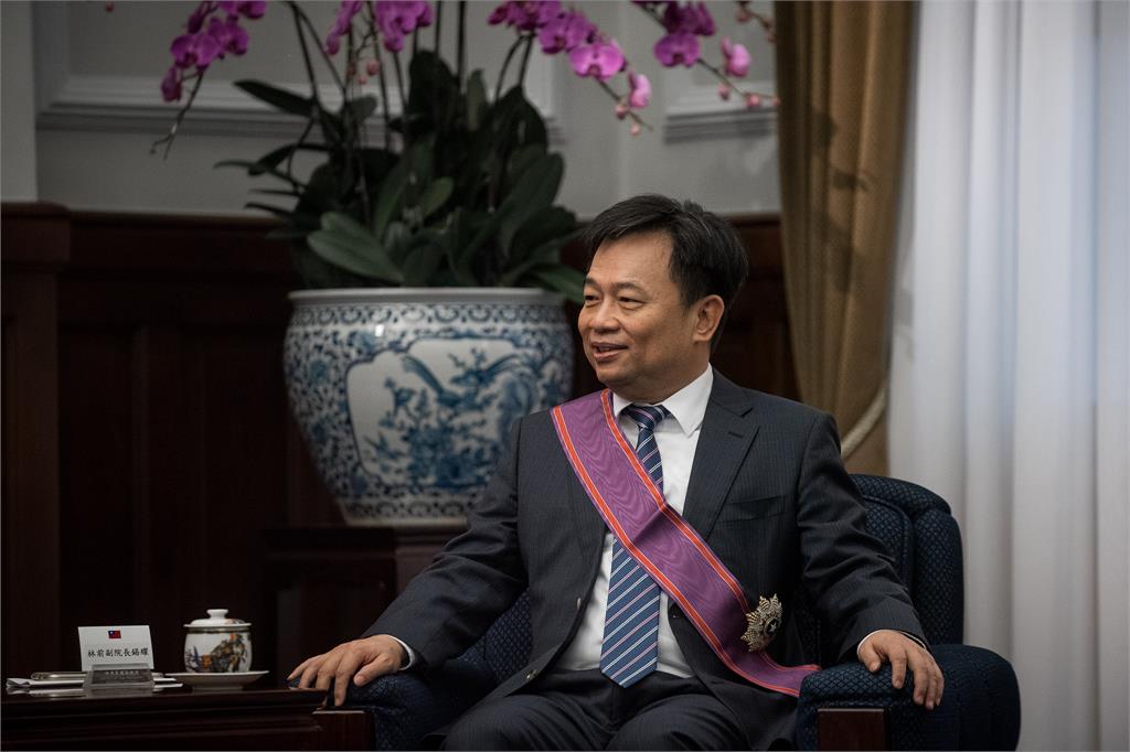 蔡英文宣布林錫耀接任民進黨秘書長。圖：翻攝自維基百科