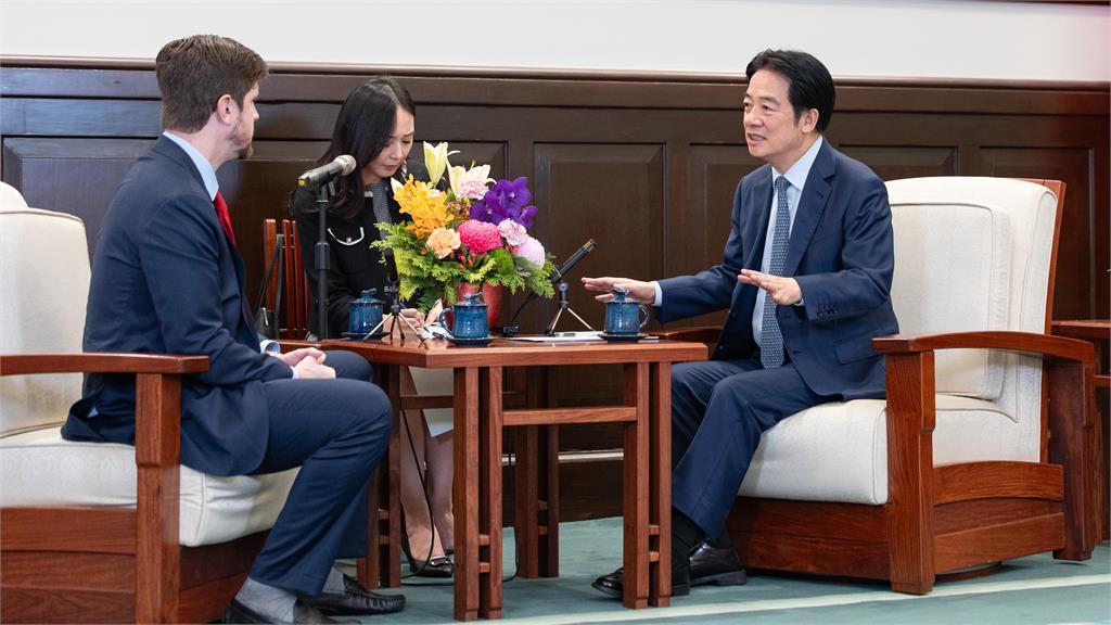 賴總統說川普若讓習近平放棄武力攻台，必得諾貝爾和平獎。圖／總統府提供