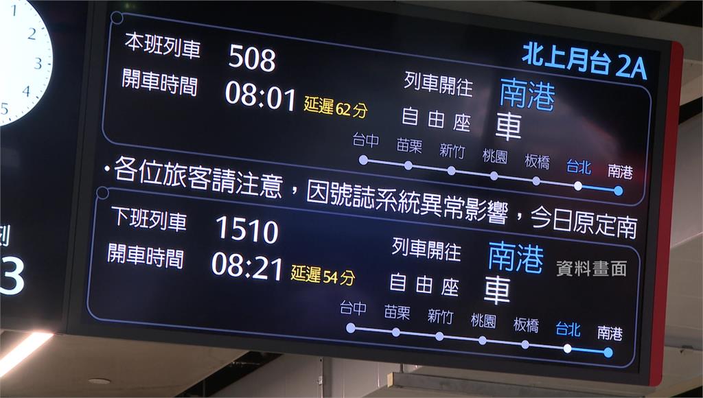 高鐵5/25大誤點影響超過11萬人！ 退票金額高達3526萬元