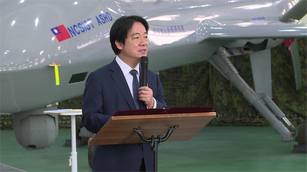 為無人機預算喊話 賴總統：別把國軍弟兄困在立院