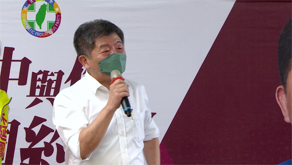 民進黨台北市長參選人陳時中今天首度到北投區，受到支持者熱情歡迎。圖／台視新聞