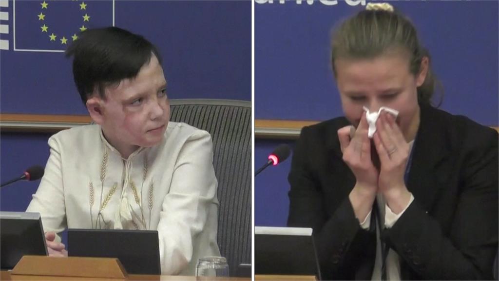 11歲烏男孩分享戰爭慘痛經歷 連口譯員也淚崩