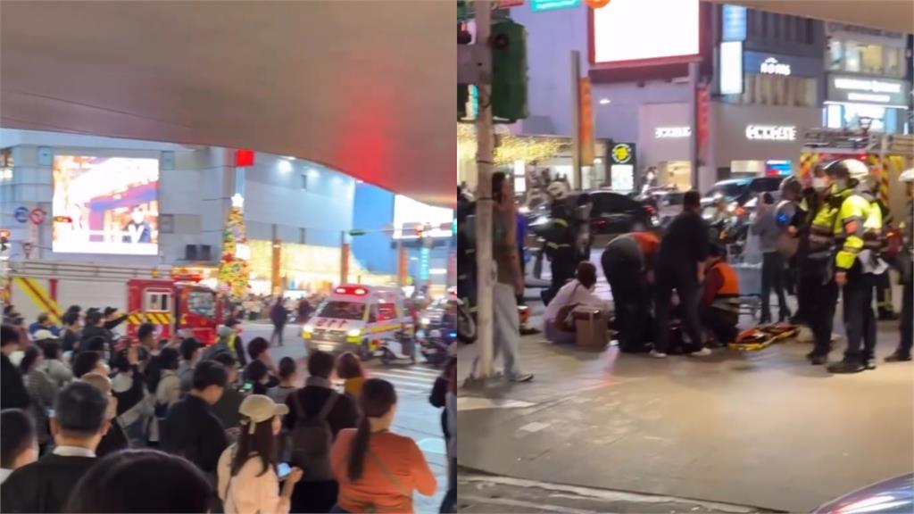 暴徒闖誠品南西店攻擊 民眾驚慌奔逃畫面曝