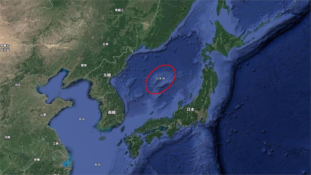 日海域「大和堆漁場」，出現攜有飛彈的北韓船隻。圖／翻攝自Google map