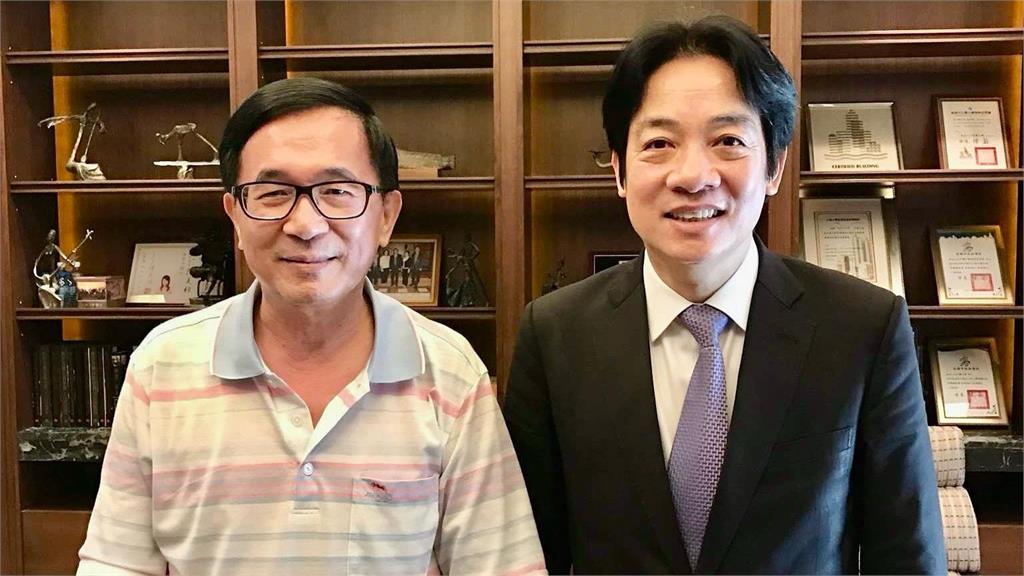 扁嫂命危住院時賴總統有親自探望。圖／翻攝自Facebook@陳水扁新勇哥物語