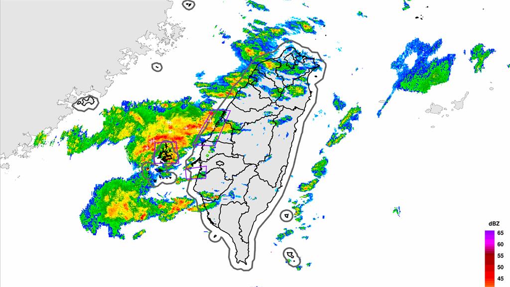 雷雨開炸！ 5縣市發布大雷雨即時訊息