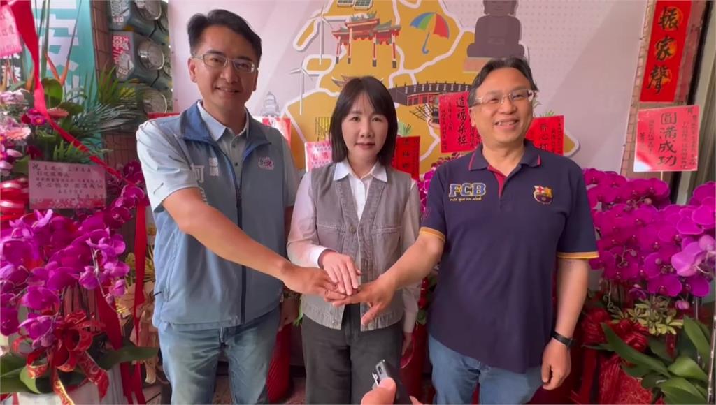 謝衣鳯.柯呈枋.魏平政皆想代表藍營參選彰化縣長 3人首同框互動尷尬