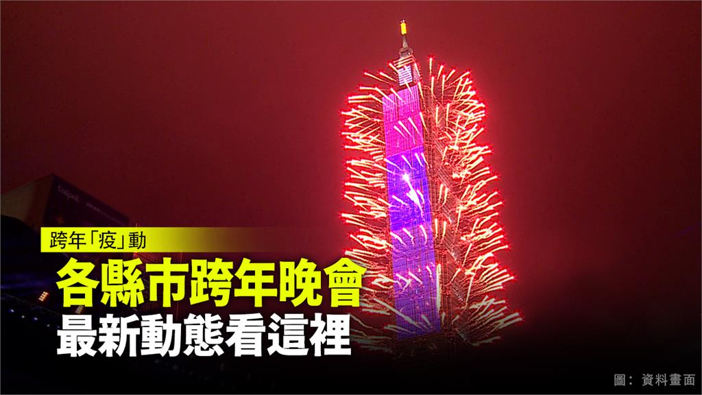 台北101跨年煙火。圖：台視新聞