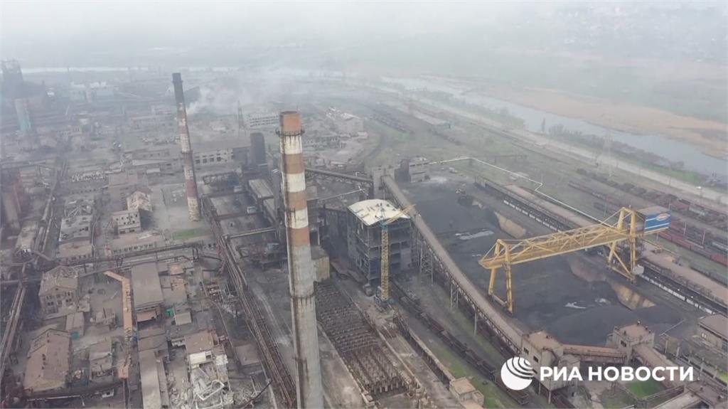 普亭下令取消強攻亞速鋼鐵廠，改採斷糧策略封鎖。圖／翻攝自俄羅斯國家電視台