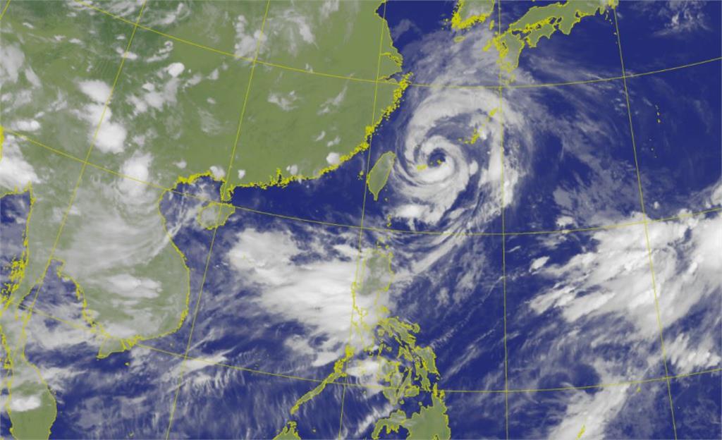 第8號颱風「尼伯特」生成。圖／中央氣象局