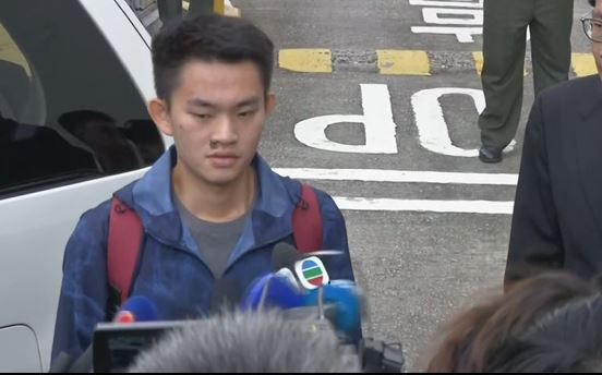 涉嫌犯下港女箱屍案的陳同佳想來台投案。圖：香港有線 i-Cable News