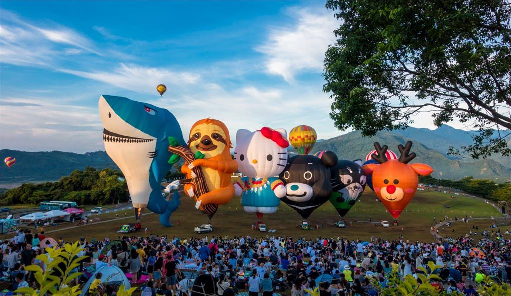 台灣國際熱氣球嘉年華將在6月30日至8月28日舉辦。圖／台東縣政府提供