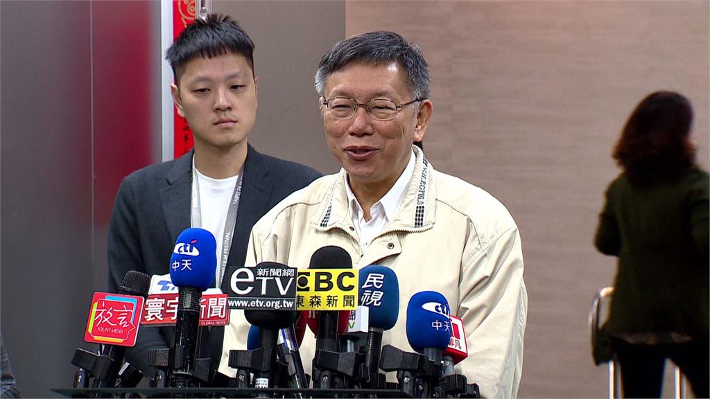 柯文哲坦言，有在準備台北市長的接班人。圖：台視新聞