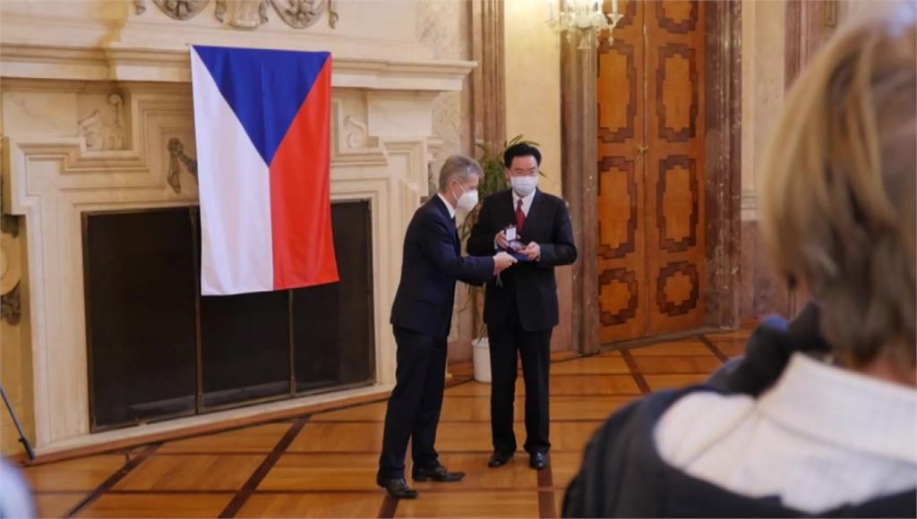外交部長吳釗燮訪問捷克參議院。圖／台視新聞