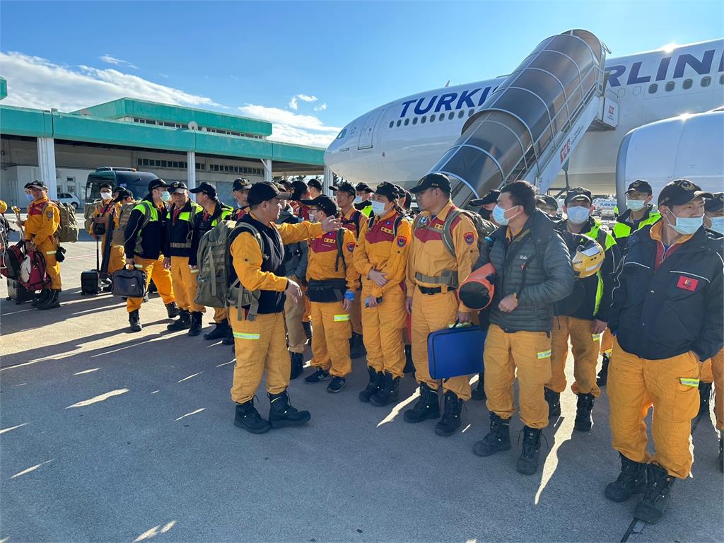 台灣赴土耳其搜救隊現已順利抵達。圖／台北市政府提供