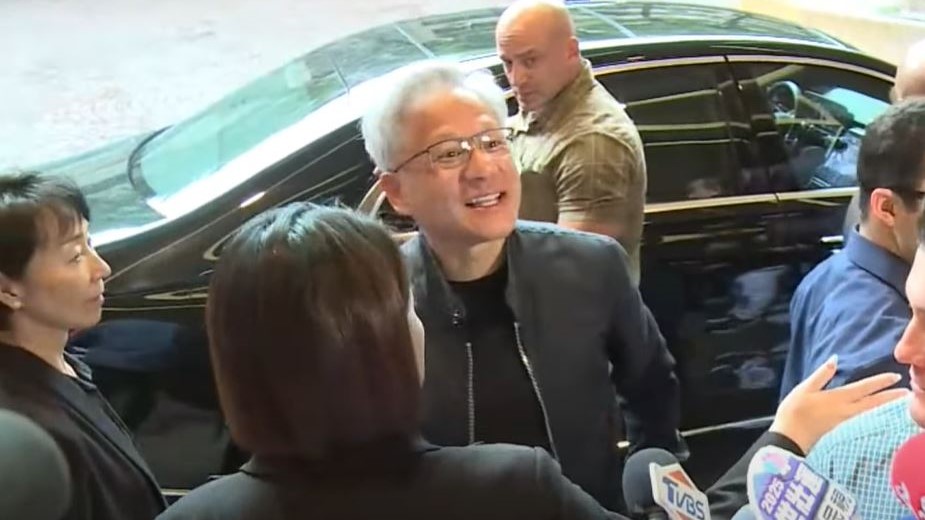 輝達執行長黃仁勳。圖／台視新聞