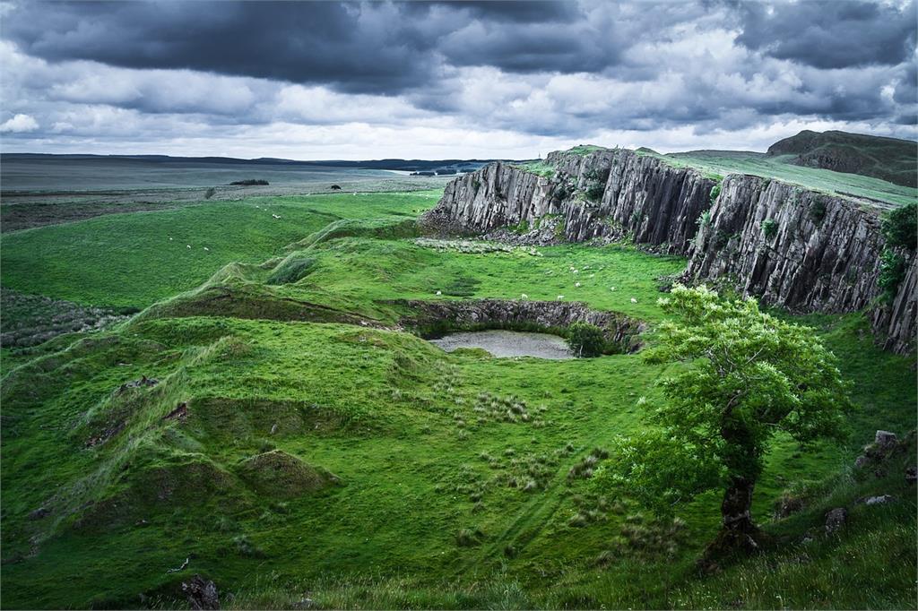 古羅馬堡壘文德蘭達 （Vindolanda） 。示意圖／翻攝自免費圖庫Pixabay