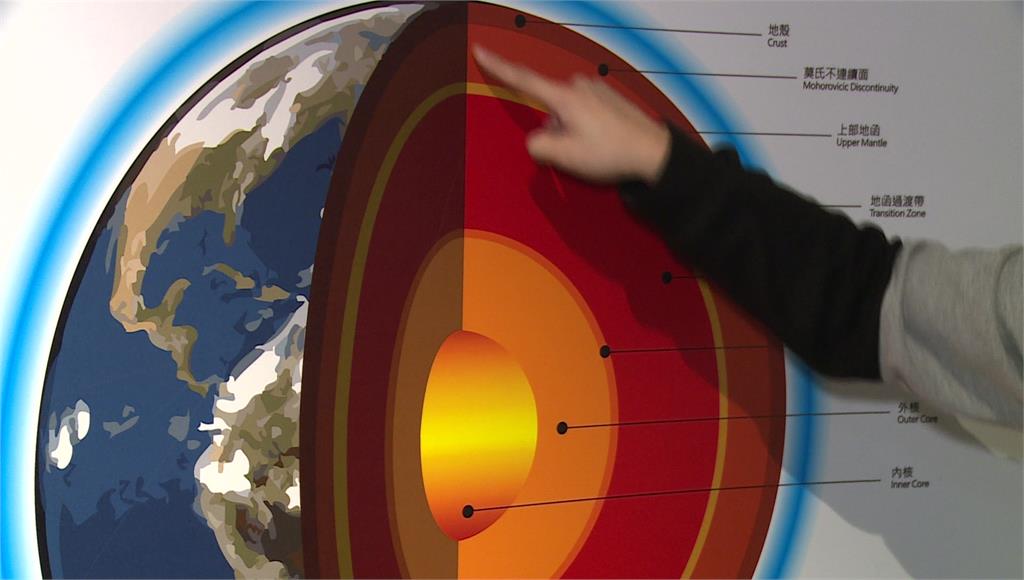 科學家發現地球內核藏有「金屬球」。圖／台視新聞