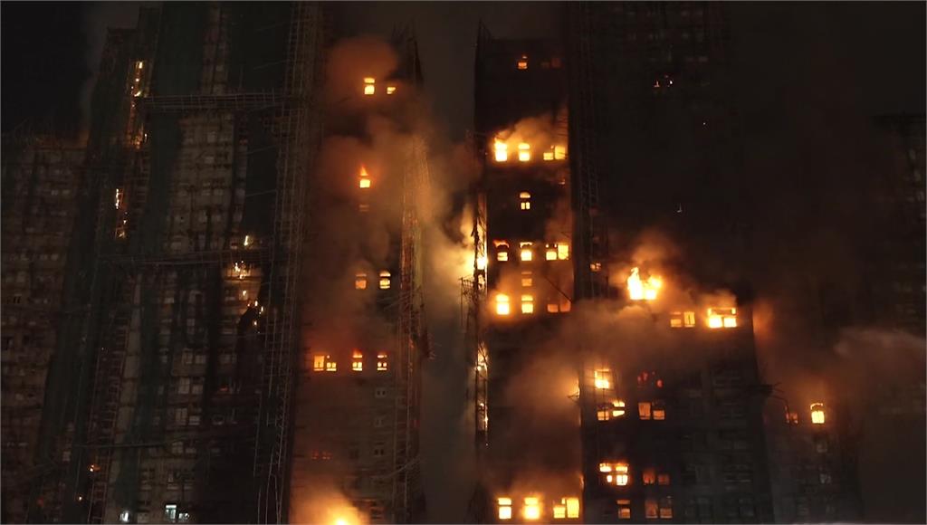 香港高樓惡火釀44死279人失聯 3男疑肇禍凌晨遭逮