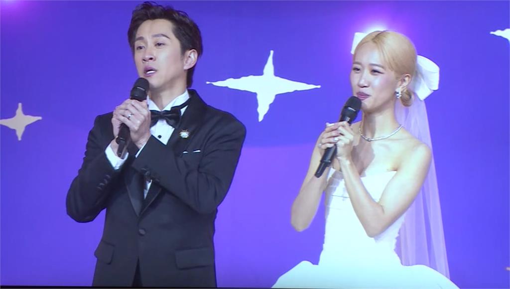 吳宗憲證婚Lulu、陳漢典「見證兩人昏頭」 曾莞婷抽捧花超驚嚇