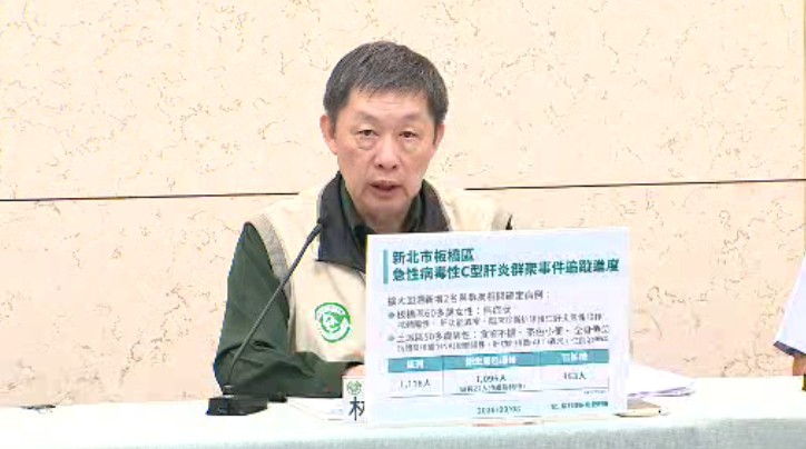 板橋安泰淞鶴診所C肝確診再增2例　病例累計13例