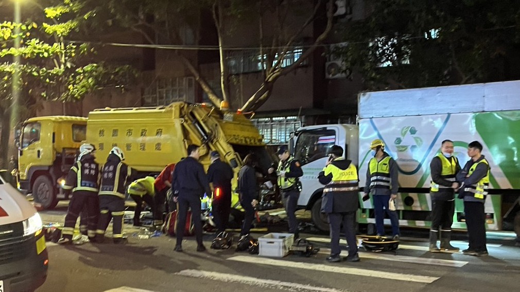 桃園資源回收車追撞事故！ 7人遭衝撞受傷 其中1人命危